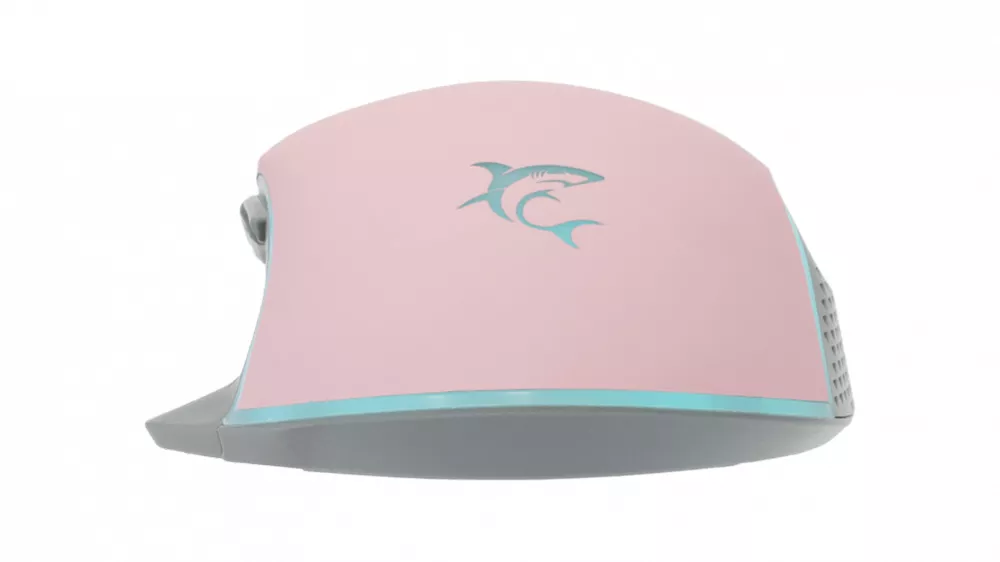 Myš White Shark Gareth GM-5009 pink s detailom na programovateľné tlačidlá a nastaviteľné RGB podsvietenie pre personalizáciu